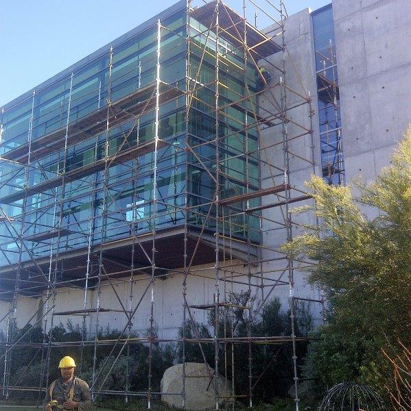 glass wall and roof joint sealing, roof
                  waterproofing & metal cladded flashing with
                  sealing